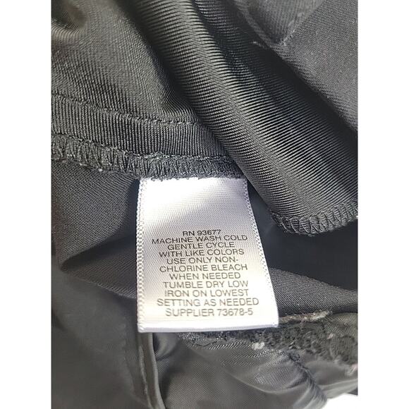 Liz Claiborne Black Elizabeth Straight Leg Mid Rise Casual Pants Women's Size 14 - Picture 9 of 9